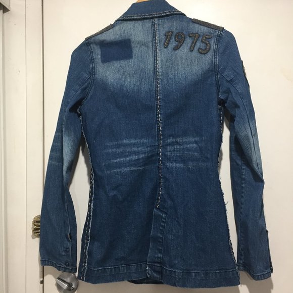 PARASUCO DOUBLE BREASTED DENIM JACKETS SIZE M - Picture 5 of 11